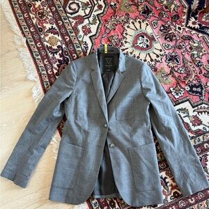 Aritzia grey wool blend blazer - like new!